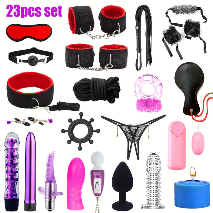 23Piece BDSM Bondage Set for Couples