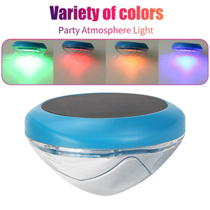Solar LED RGB Light Outdoor Garden Pond Swimming Pool Floating Waterproof Lamps