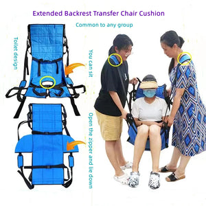 Patient Transfer Belt Mat Disabled Shifting Positioning Bed Wheelchair Transport Belt Seat Pad Elderly Shifting Sling Aid Care