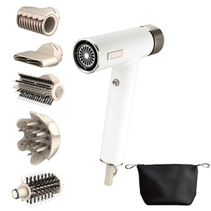 Professional High-Speed Hair Dryer - Low Noise, Wet-to-Dry Portable Blow Dryer for Home & Salon