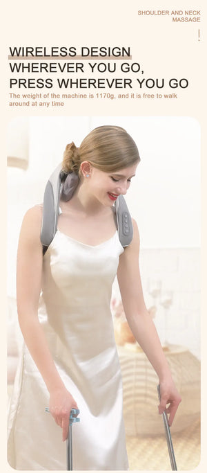 Smart Neck Massager: Electric & Heating for Pain Relief