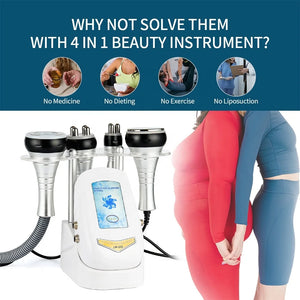 4-in-1 Body Sculpting Machine: Fat Burner, Skin Tightening, & Cellulite Reduction