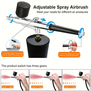 Wireless Airbrush Kit: Portable Makeup & Nail Art Spray Gun