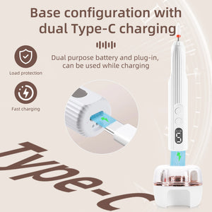 High-Quality Portable Nail Drill with UV Lamp & Rechargeable Handpiece