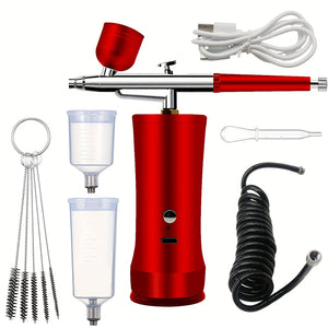 Wireless Airbrush Kit: Portable Makeup & Nail Art Spray Gun