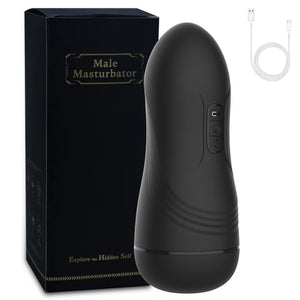 Automatic Male Masturbator Blowjob Vibration Machine Real Vagina Pocket Pussy Penis Oral Masturbation Cup Adult Sex​ Toy for Man