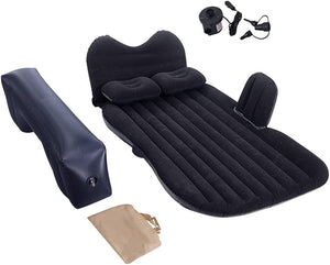 Car Air Mattress, Inflatable Car Mattress for Back Seat, Car Bed with Air Pump, Home Sleeping Pad (Light Brown)