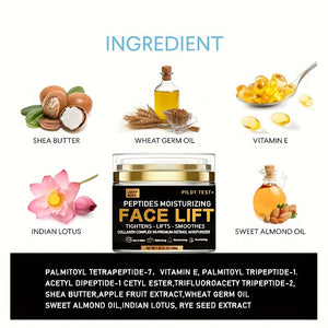 Face Lift Cream - Moisturizing & Firming with Hyaluronic Acid & Collagen