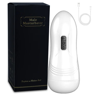 Automatic Male Masturbator Blowjob Vibration Machine Real Vagina Pocket Pussy Penis Oral Masturbation Cup Adult Sex​ Toy for Man