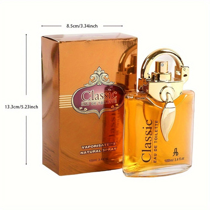 100ml Classic Desert Charm Eau De Toilette – Intense Fruity Amber Fragrance for Men | Long-Lasting & Affordable