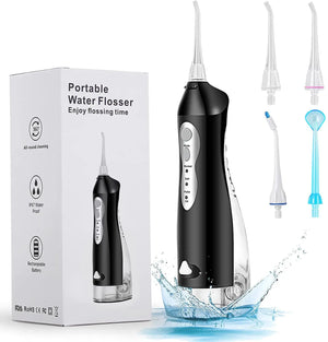 Irrigateur buccal rechargeable USB populaire - Jet dentaire portable de 200 ml pour le nettoyage des dents 