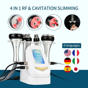 4-in-1 Body Sculpting Machine: Fat Burner, Skin Tightening, & Cellulite Reduction