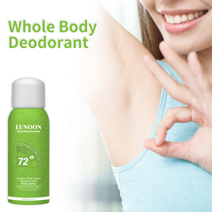 Whole Body Deodorant Spray | 72-Hour Odor Control, Quick-Dry & Non-Greasy, 3.38oz