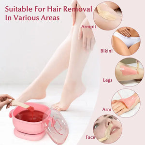 Hair Removal Wax Heater: 400ml Portable Kit