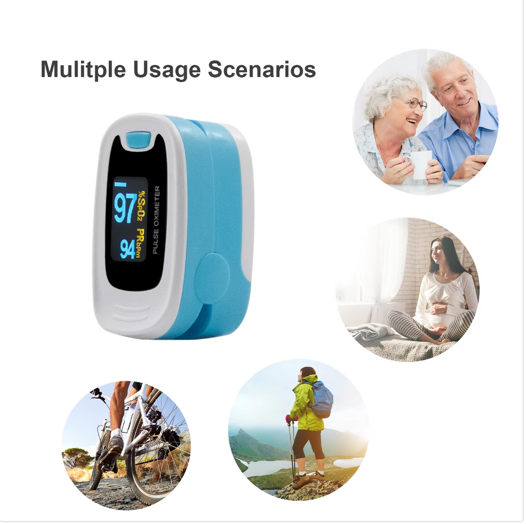 CONTEC CMS50NA Fingertip Pulse Oximeter - SPO2 & Blood Oxygen Monitor