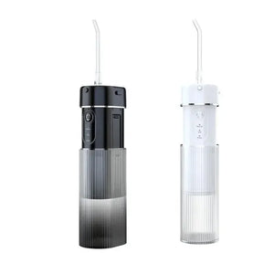 Portable Rechargeable Travel Dental Air Pick Flosser - Mini Handheld Cordless Power Water Flosser