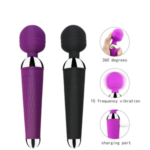 Man Nuo 10 Speeds Powerful AV Magic Wand Clitoris Sex Toys for Women G Spot Vibrator Massager Adult Sex Product