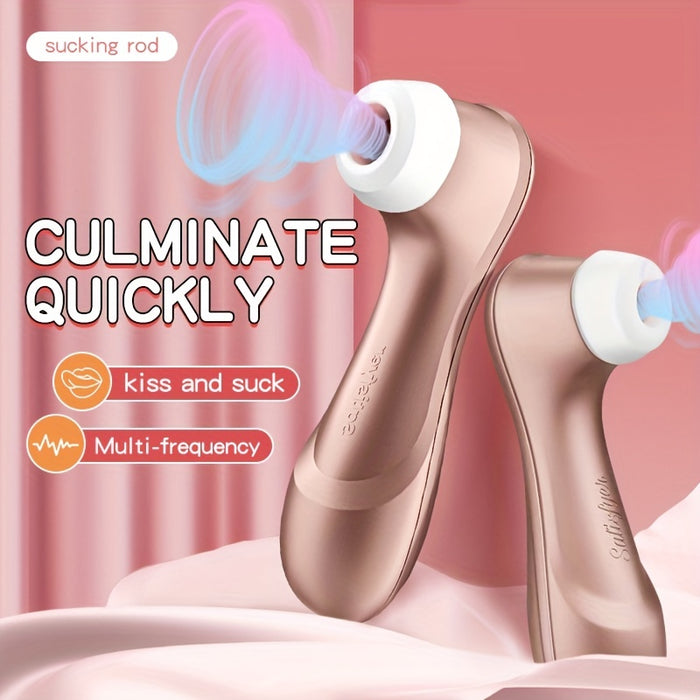 Rose Gold AirPulse Clitoral Stimulator Waterproof  Rechargeable