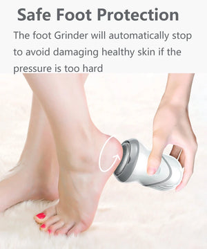 Hot Sale Portable Electric Foot File - 6000 RPM Callus Remover with Vacuum & USB Rechargeable