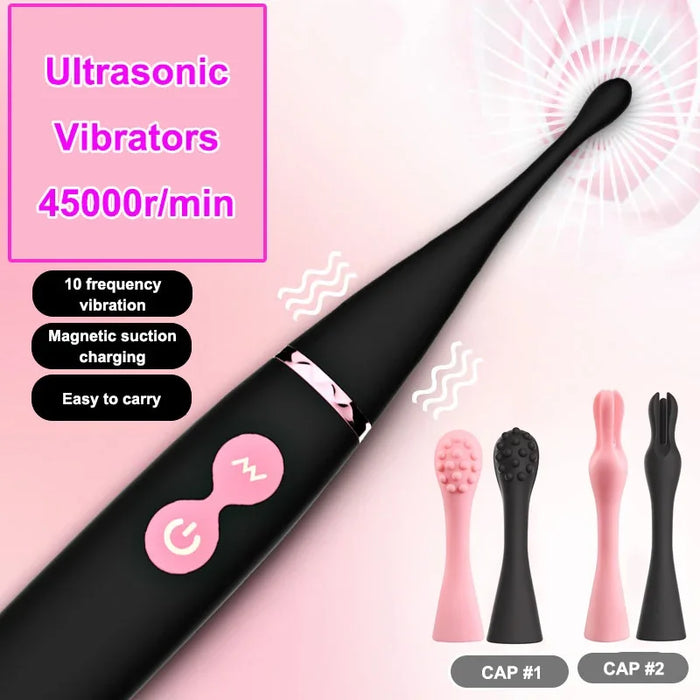 Ultrasonic High Frequency Vibrators for Women Fast Scream Orgasm G Spot Clitoris Stimulator Clit Climax Nipple Massager Sex Toys