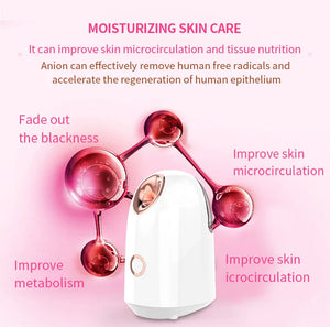 High Quality Professional Home Beauty Device Facial Steamer Mist Sprayer Humidifier Nano Face Mini Portable Steamer