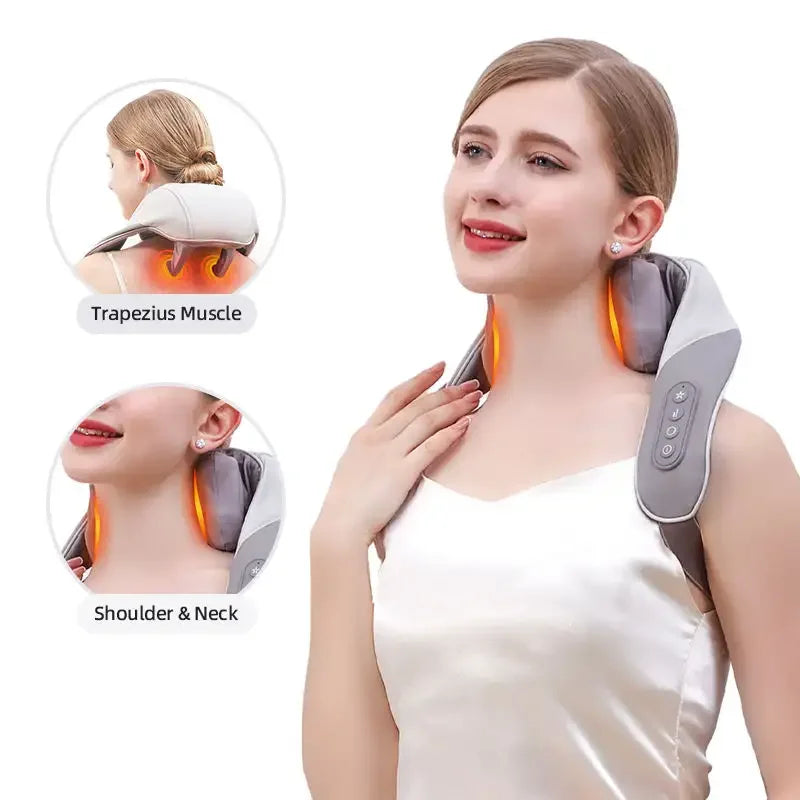 Smart Neck Massager: Electric & Heating for Pain Relief