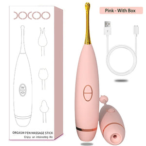 Powerful Sucking Vibrator Dildo Magic Wand Sex Toys for Women 10 Modes Clitoris Stimulator G Spot Vagina Massager Adult Sex Toy