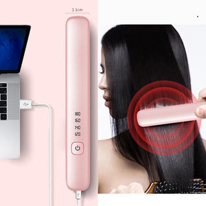 Best No-Heat Hair Straightener Brush - Electric Permanent Hair Straightening Comb for Professional Use