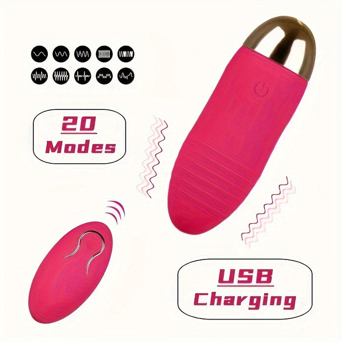 20Frequency Remote Control Jumping Egg Vibrator