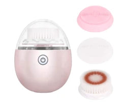 Hot Sale Factory Price Portable Electrical Ultrasonic Facial Cleansing Brush Powered Facial Scrubber Brush