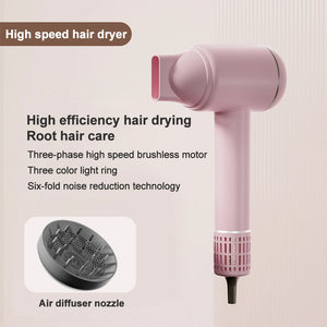 Portable High-Speed Hair Dryer Set - Professional Salon Blow Dryer with Negative Ion Technology