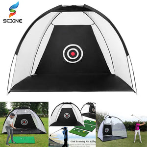 Golf Exercise Equipment Garden,  Portable Golf Training Tent, 2M Golf Cage Practice Net Training Indoor Outdoor Sport Trainer