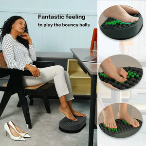 Foot Massager Foot Rest for under Desk at Work,Office Foot Stool,Foot Massager for Plantar Fasciitis Relief,Silicone Footrests